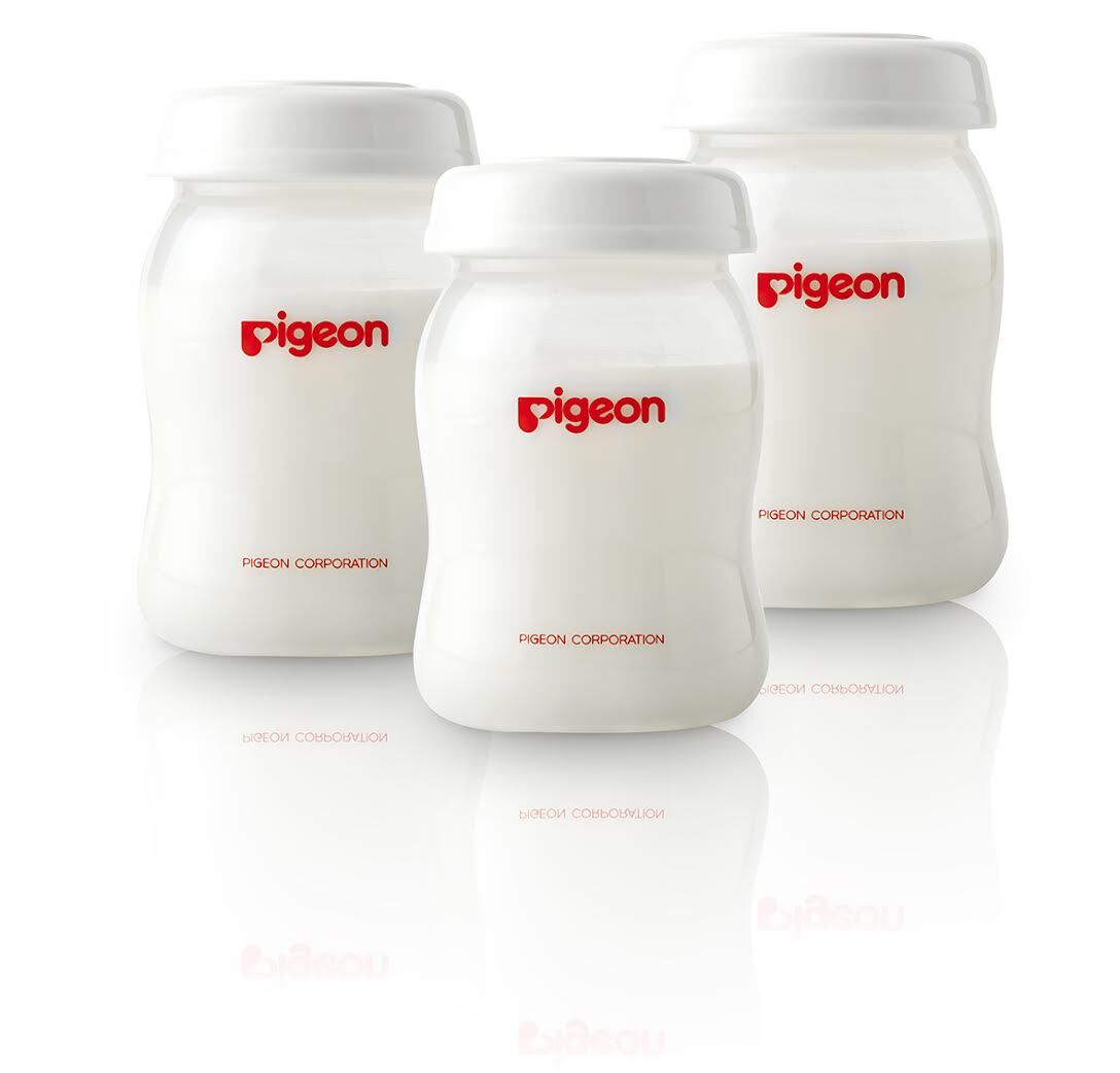 Pigeon Biberón de almacenamiento 160 ml – Pack 3 unidades