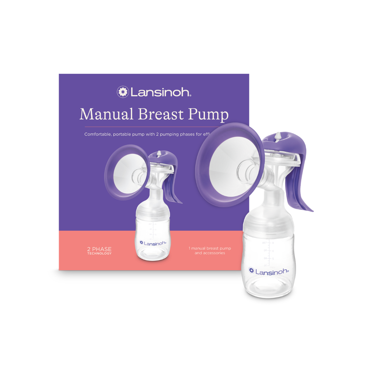 Lansinoh Extractor de leche manual Pro