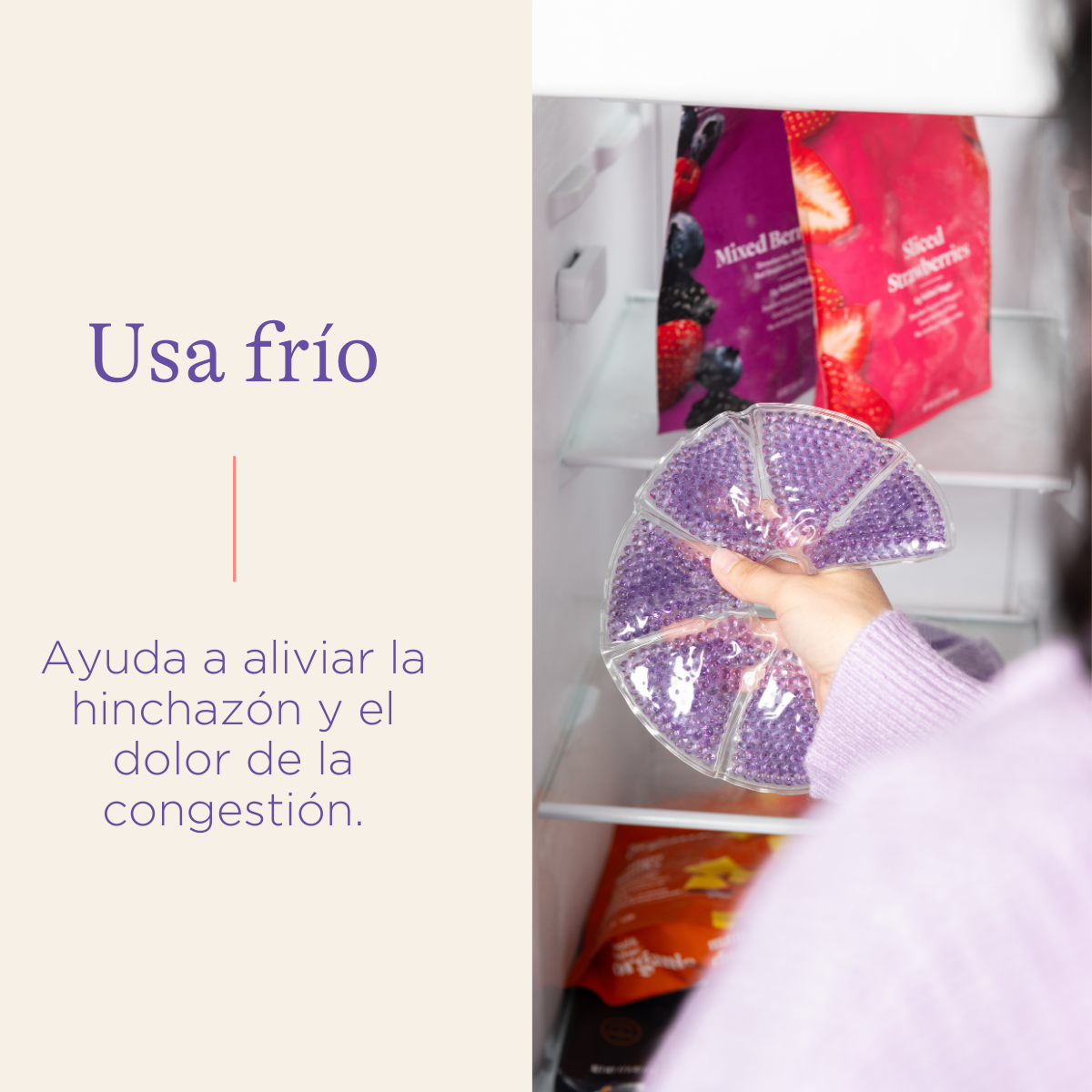 Lansinoh Terapia Frío/Calor para el pecho TheraPearl® 3-en-1