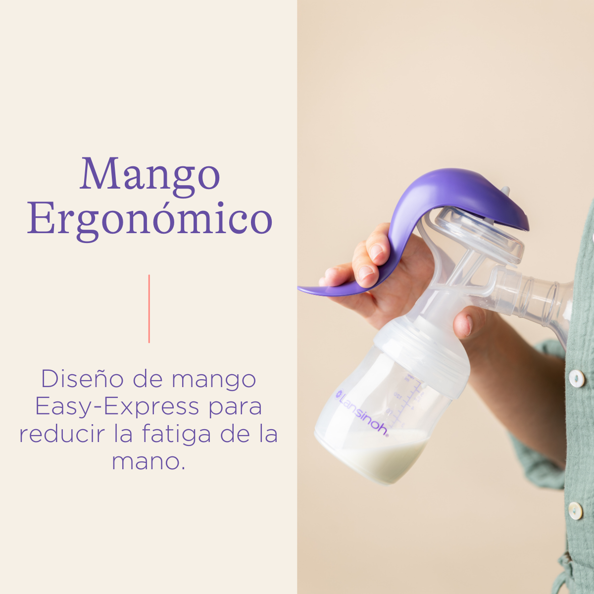 Lansinoh Extractor de leche manual Pro