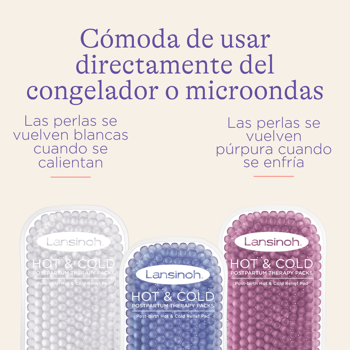 Lansinoh Compresa Frío/Calor posparto reutilizable