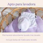 Lansinoh Protectores de lactancia lavables blancos