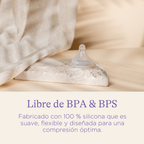 Lansinoh Biberón NaturalWave boca ancha 160 ml