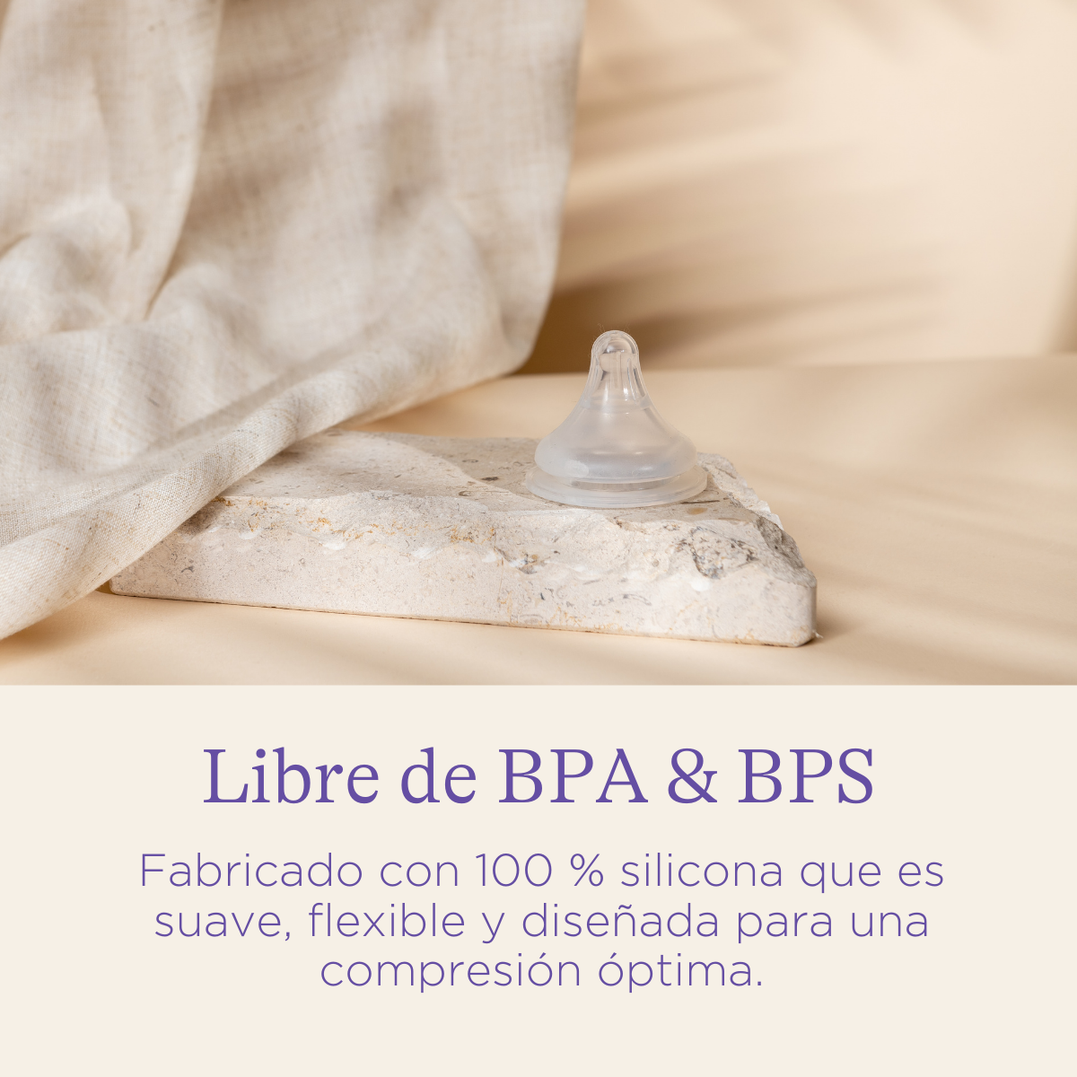 Lansinoh Biberón NaturalWave boca ancha 160 ml