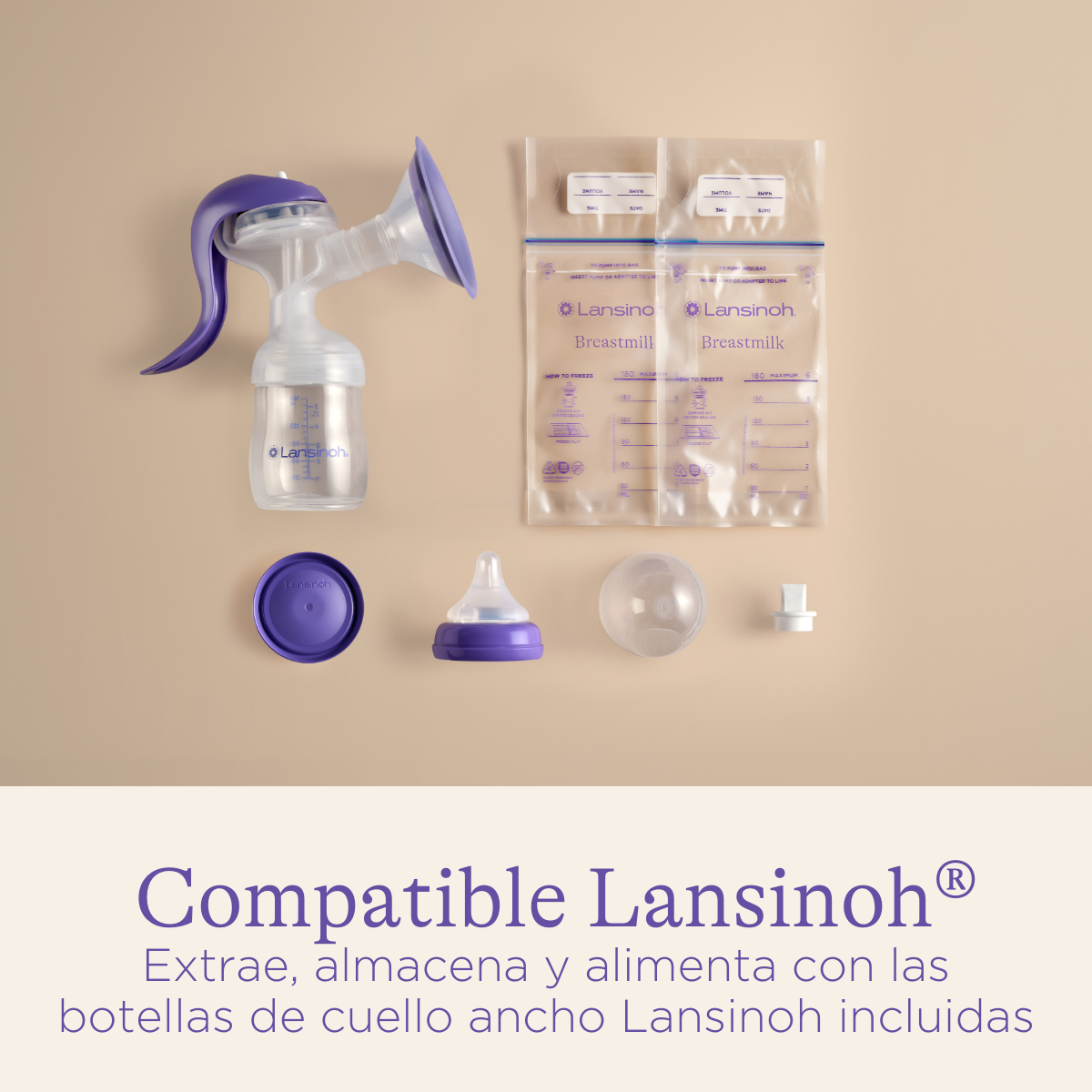 Lansinoh Extractor de leche manual Pro
