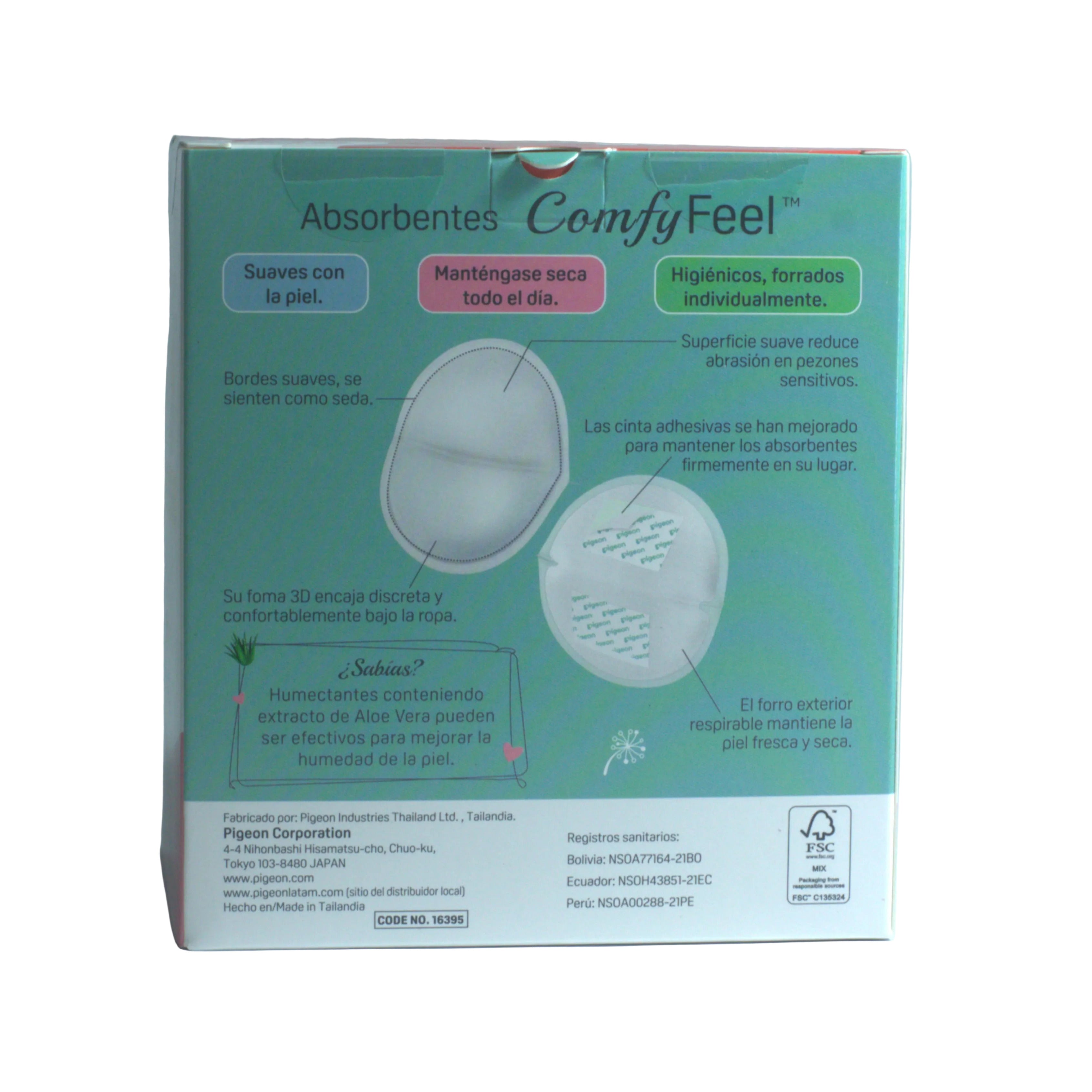 Pigeon Absorbentes de lactancia ComfyFeel