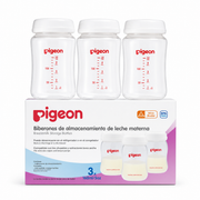 Pigeon Biberón de almacenamiento 160 ml – Pack 3 unid