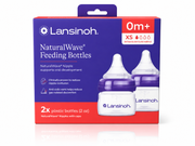 Lansinoh Biberón Natural Wave B. Ancha 60ml (2uds)