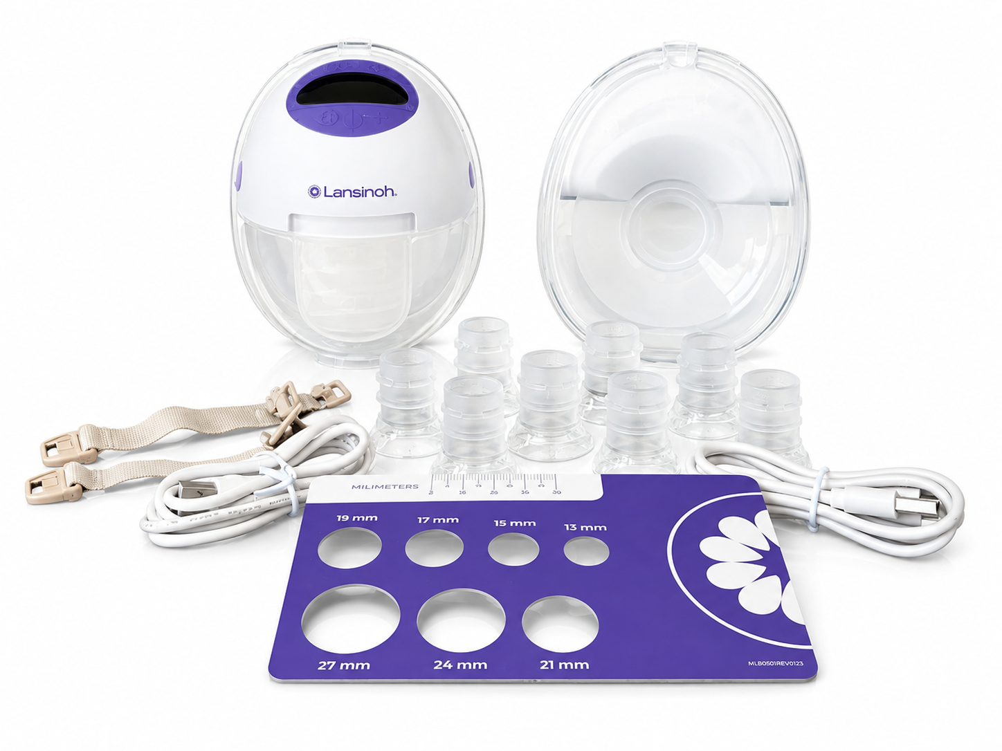 Lansinoh Extractor de leche manos libres Discreet Duo