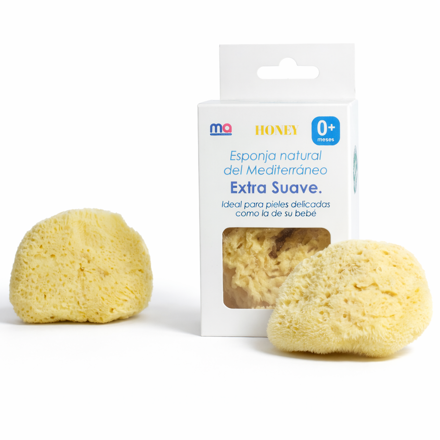 Honey Esponja natural del mediterráneo para bebé
