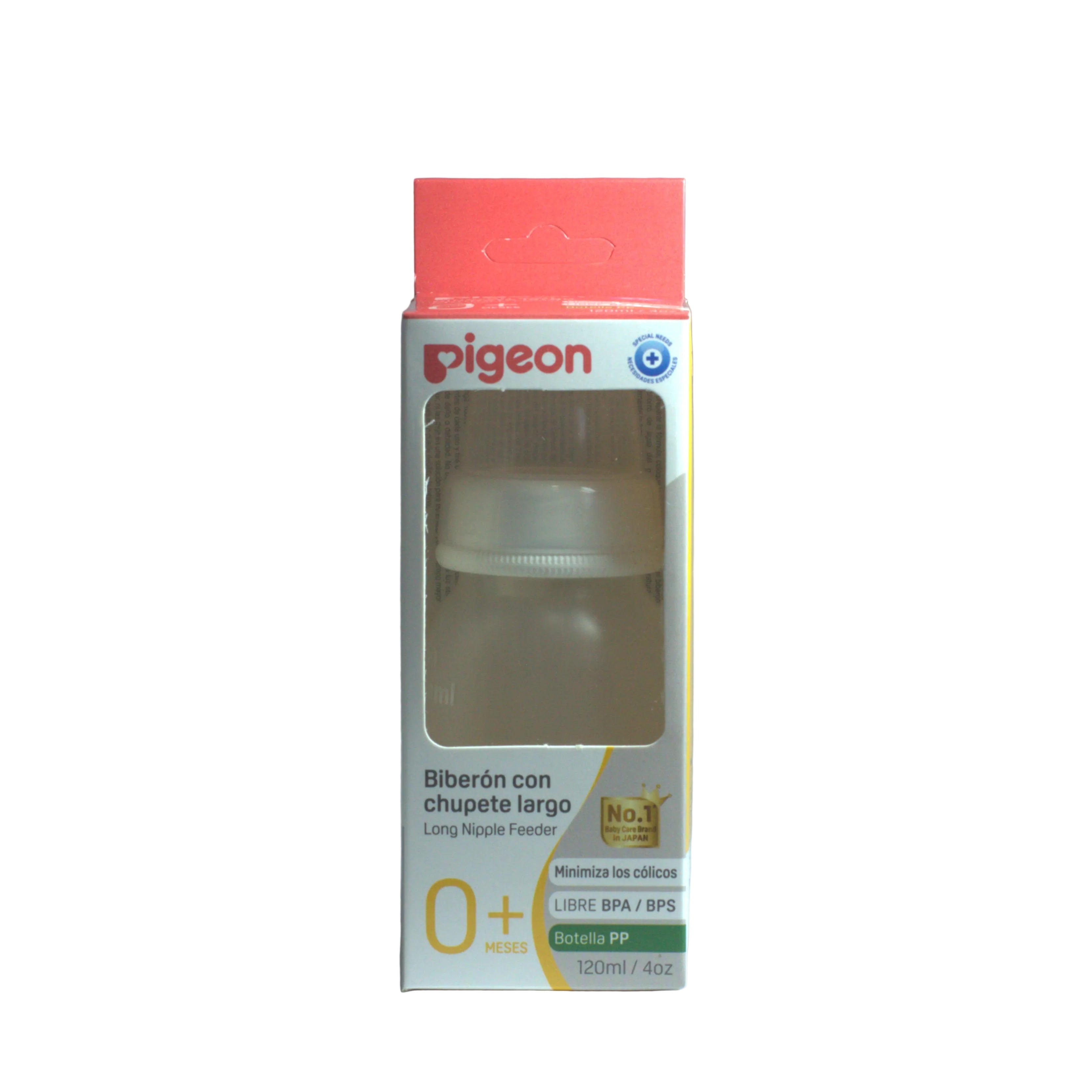 Pigeon Biberón con chupete largo 4oz