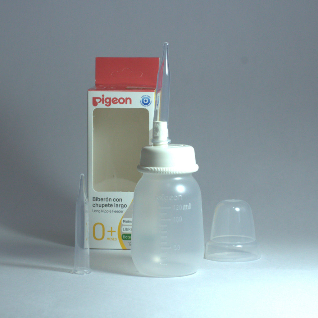 Pigeon Biberón con chupete largo 4oz