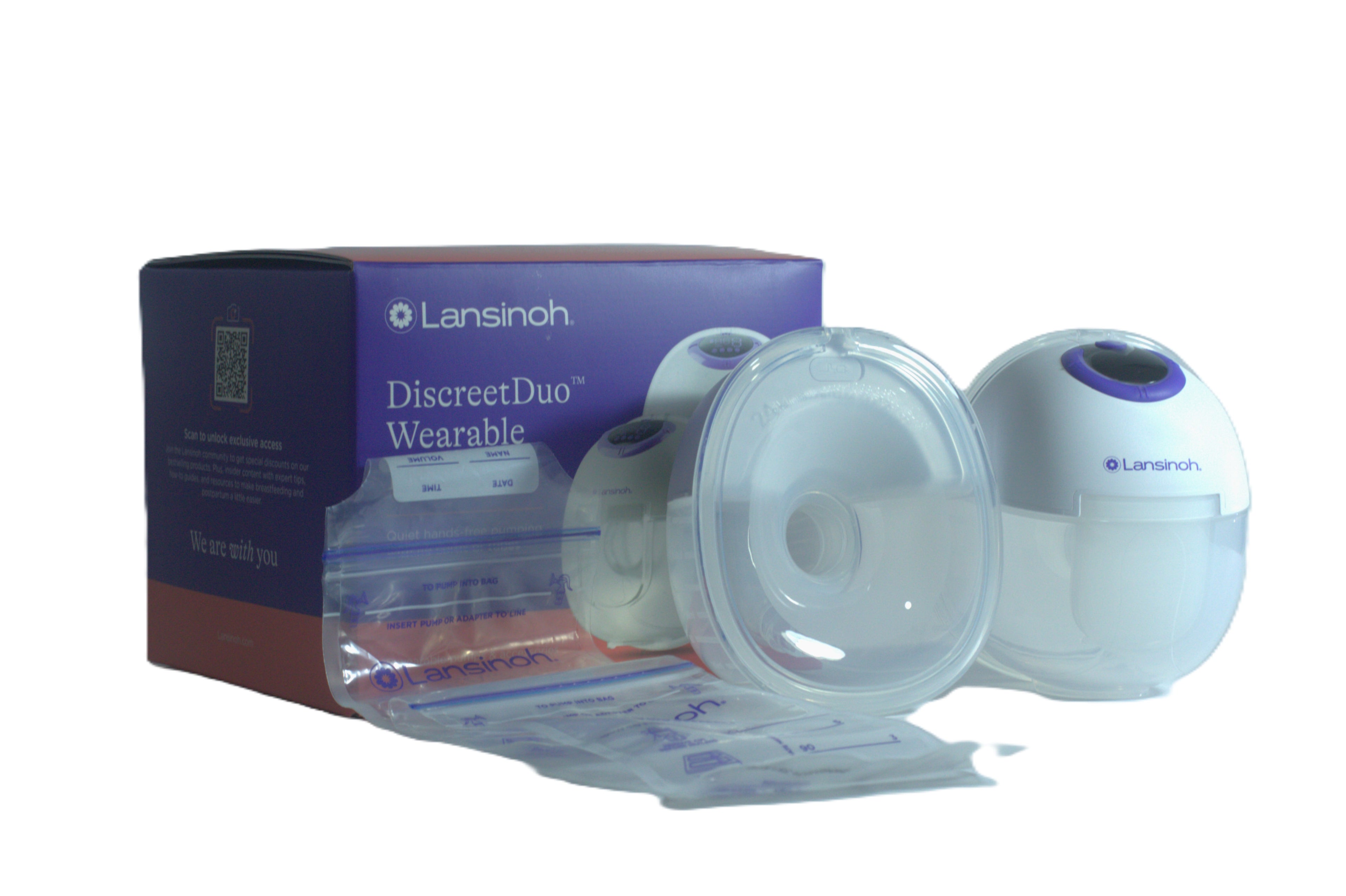Lansinoh Extractor de leche manos libres Discreet Duo