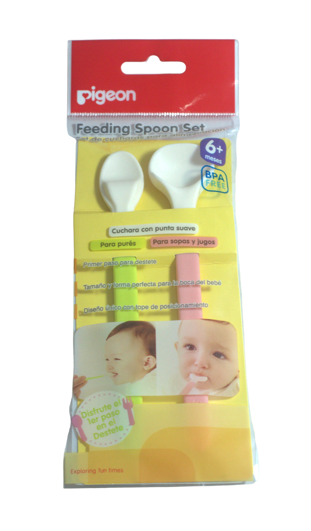 Pigeon Juego de cucharas para bebé 6+ meses