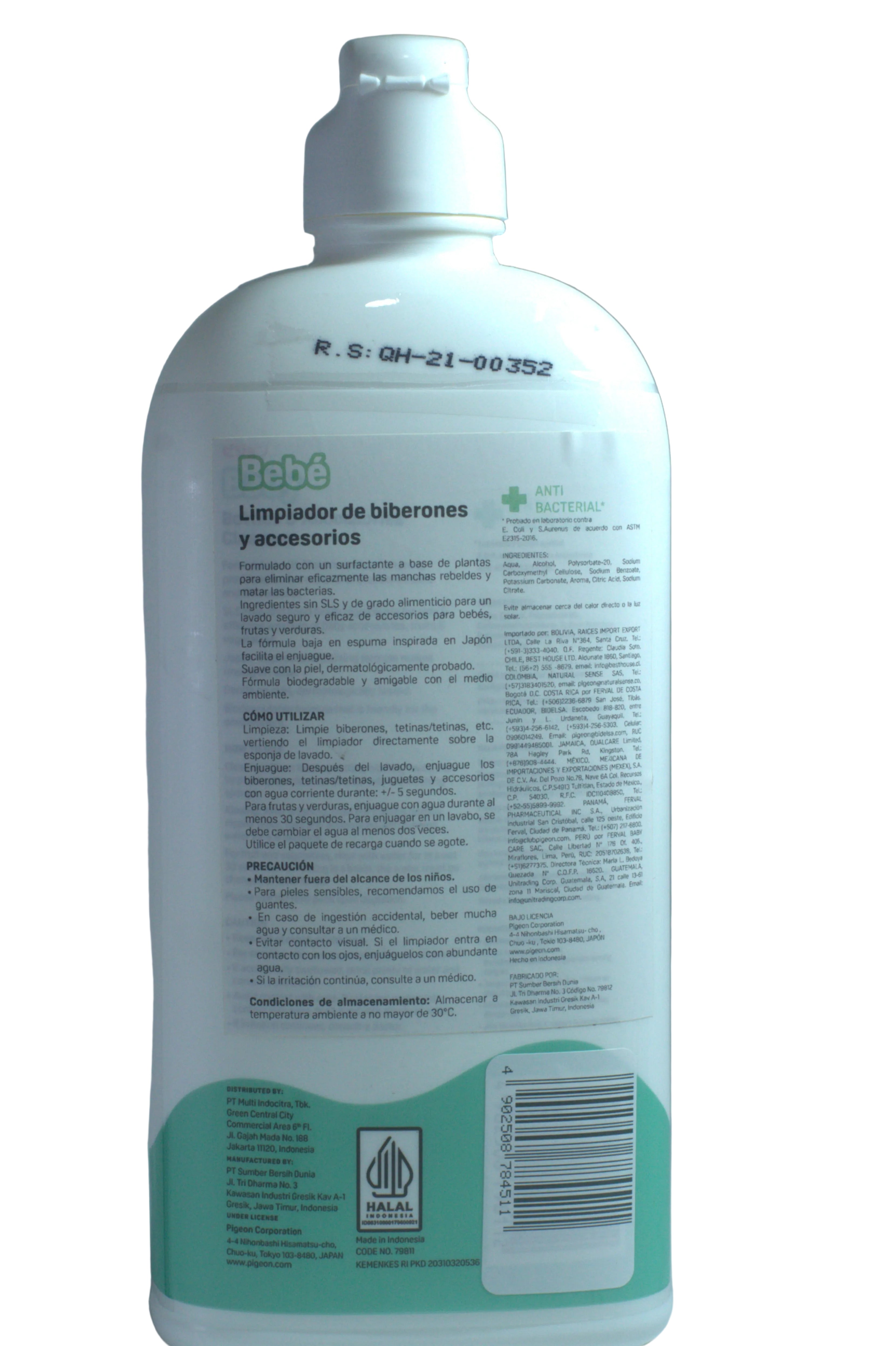 Pigeon Limpiador líquido para biberones y accesorios