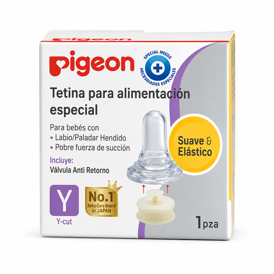 Pigeon Chupete de goma para labio leporino