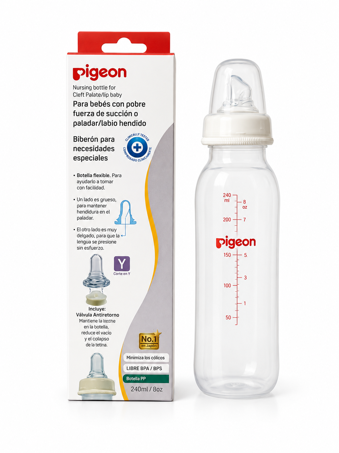 Pigeon Biberón especial labio leporino