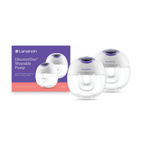 Lansinoh Extractor de leche manos libres Discreet Duo